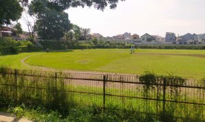 Pemkot Cimahi Cari Penggarap Revitalisasi Stadion Sangkuriang SEPI: Kawasan Stadion Sangkuriang, Kota Cimahi.