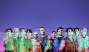 Kolaborasi Coldplay  dengan BTS (Twitter @coldplay) bts coldplay my universe american music awards 2021