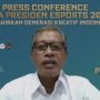 Kemenpora Siapkan Rencana Strategis Kembangkan Esport Tangkap layar Deputi Pembudayaan Olahraga Kementerian Pemuda dan Olahraga (Kemenpora), Raden Isnanta, dalam konferensi pers virtual pengumuman Piala Presiden Esports 2021, Selasa (14/9/2021). (ANTARA/Arindra Meodia)