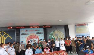 Menteri Hukum dan HAM Yasonna H. Laoly saat memberikan keterangan pers di Lapas Kelas 1 Tangerang, Banten, Rabu (8/9/2021). ANTARA/Achmad Irfan