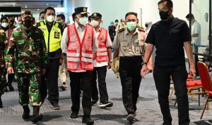 Menhub Minta Pengelola Bandara Tambah Fasilitas Tes PCR Menteri Perhubungan (Menhub) Budi Karya Sumadi meminta kepada PT Angkasa Pura II selaku pengelola bandara untuk menambah fasilitas tes PCR di terminal kedatangan internasional Bandara Soekarno Hatta yang menjadi dalah satu pintu masuk negara. (istimewa)