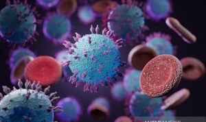 varian covid-19Ilustrasi - Delta sel virus corona(covid-19) makro dan varian minat MU (VOI),B.1.621,B.1.617.1,C.37.COVID 19 Delta plus,varian MU,Coronavirus bermutasi Pandemi penyakit flu SARS-CoV-2. ANTARA/Shutterstock/pri. afrika baru omicron Ilustrasi - Delta sel virus corona(covid-19) makro dan varian minat MU (VOI),B.1.621,B.1.617.1,C.37.COVID 19 Delta plus,varian MU,Coronavirus bermutasi Pandemi penyakit flu SARS-CoV-2. ANTARA/Shutterstock/pri.
