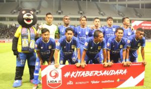 Balik ke Liga 1, Begini Tekad Persiba Balikpapan Skuad Persiba Balikpapan dalam laga perdana Liga 2 melawan Kalteng Putra di Stadion Batakan, Balikpapan, Kalimantan Timur. ANTARA/Novi Abdi