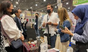Ajang Specialty Coffee Expo 2021 di New Orleans, Amerika Serikat, Minggu (3/10/2021). ANTARA/HO-KemenkopUKM