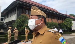 Bupati Garut Rudy Gunawan ketika memberikan keterangan mengenai progres vaksin (Foto: fitri Jabareskpres.com)