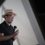 Gubernur Jabar Ridwan Kamil memberikan sambutan dalam peresmian Gedung Ahmad Juara