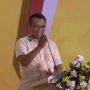 Gubernur NTB Zulkieflimansyah ketika menghadiri pelantikan pengurus DPD Partai Golkar NTB