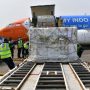 Kedatangan vaksin tahap ke-89 berupa 601.380 vaksin jadi Pfizer, Kamis (14/10). (ANTARA/HO)