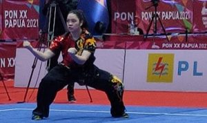Atlet wushu Sumatera Utara Juwita Niza Wasni. (ANTARA/HO)