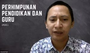 Kepala Bidang Advokasi Perhimpunan Pendidikan dan Guru (P2G), Iman Zanatul Haeri mengatakan bahwa para guru yang lanjut usia seperti dipaksa berlari di tengah pandemi. (Istimewa)