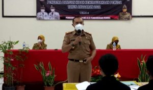 Dispora Kabupaten Garut Bagikan Bantuan Hibah Senilai Rp 10 Juta Kepada 196 Kelompok Wirausaha Pemuda Kadispora Kabupaten Garut Usep Basuki Eko (foto: Ade/Radargarut)