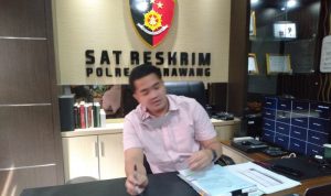 Kasatreskrim Polres Karawang, AKP Oliestha Ageng Wicaksana. (ANTARA/Ali Khumaini/dok)