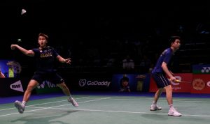 Marcus Fernaldi Gideon/Kevin Sanjaya Sukamuljo sukses lolos ke final French Open 2021. (BWF)