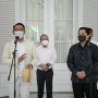 Menteri BUMN erick Tohir dan Ridwan Kamil memberikan keterangan kepada pers tentang kelanjutan pengembangan kawasan Rebana