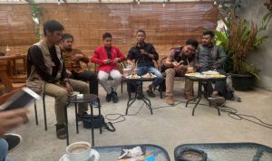 Para Aktivis Mahasiswa yang tegabung dalam berbagai organisasi menggelar acara diskusi