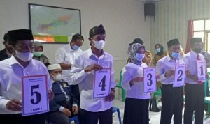 4 Desa di Kecamatan Cimanggung Gelar Pilkades, Para Peserta Sudah Kantongi Nomor Para Cakades di Empat Desa Kecamatan Cimanggung sudah memperoleh nomor