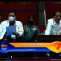 Presiden Joko widodo didampingi Menko Airlangga Hartarto menyaksikan Cabor Final Wushu