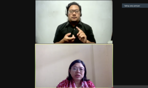 Tangkapan layar ketika Ketua Komisi Nasional Anti Kekerasan terhadap Perempuan (Komnas Perempuan) Andy Yentriyani memberi sambutan dalam konferensi pers bertema “Hukuman Mati Puncak Tertinggi Kekerasan Berbasis Gender terhadap Perempuan: Hapuskan Demi Keadilan dan Pemulihan Perempuan!” yang disiarkan secara langsung di kanal YouTube Komnas Perempuan, Senin (11/10/2021). (ANTARA/Putu Indah Savitri).