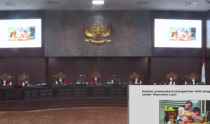 Soal Ganja, Korea Selatan Perbolehkan Penggunaannya Jadi Obat Hasil tangkapan layar sidang Perkara 106/PUU-XVIII/2020 yang disiarkan langsung di kanal YouTube Mahkamah Konstitusi, Selasa (12/10/2021) (ANTARA/Tri Meilani Ameliya)