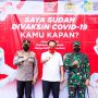 Wamendes bersama kapolda Jabar dan Pangloma Kodam III Siliwangi meninjau pelaksanaan vaksin di kBB