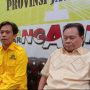 Penanggung Jawab DPD Golkar Jabar, Yod Bintaraga (Kanan) dan ketua pelaksana HUT Partai Golkar di Jawa Barat, Edi Rusyandi (Kiri). Rabu (13/10).