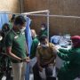Jabar Quick Response (JQR) bersama PT. Eigerindo MPI dan Korem 061 Surya Kencana menggelar vaksinasi di Desa Sukagalih, Kecamatan Megamendung, Kabupaten Bogor.