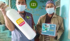 Program manfaat layanan kesehatan tabung oksigen, kerjasama anatara IZI Jabar dan ZIS Indosat, Senin (25/10/21).