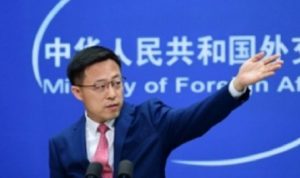 Minta Kejelasan Soal Kecelakaan Kapal Selam Nuklir di LCS, China Desak AS Jubir Kemlu China Zhao Lijian (ANTARA/HO-MFA/mii)