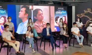 Jumpa pers serial Cinta Fitri di MD Place Setiabudi Jakarta Selatan, Senin (4/10). (Abdul Rahman/JawaPos.com) shireen wisnu