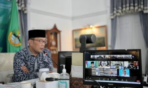 Gubernur Jawa Barat Ridwan Kamil ketika menjelaskan Monumen Pahlawan COVID-19 Akan Didirikan di Kawasan Gasibu untuk menghargai perjuangan tenaga kesehatan yang gugur karena Covid-19