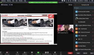 DAM Bekali Jurnalis dan Blogger Pengetahuan Fitur dan Teknologi Motor Honda