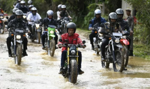 Intip Yuk, Motor yang Dikendarai Jokowi di Sirkuit Mandalika