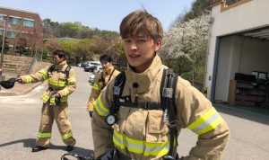 sungjae pulang keluar wamil