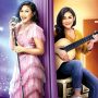 Karakter Elsa (Vanesha Prescilla, kiri) dan Sandra (Sissy Presicillia, kanan) di poster film Backstage. Mereka adalah kakak beradi yang terjun di dunia musik. (PARAGON PICTURES FOR JAWA POS)