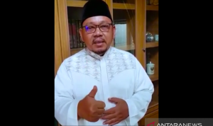 Tangkapan layar Ketua MUI DKI Jakarta KH Munahar Muhtar dalam video yang diterima di Jakarta, Senin (19/7/2021). (ANTARA/ HO-Dokumentasi Pribadi)