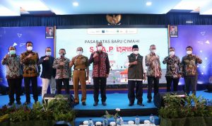 Bank bjb Launching Layanan Digital Retribusi Pasar Kota Cimahi melalui QRIS