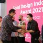 Dorong Ekonomi Hijau Berkelanjutan, Mendag Lutfi Apresiasi Ajang Anugerah Good Design Indonesia 2021 Menteri Perdagangan, Muhammad Lutfi menyerahkan Penghargaan Good Design Indonesia (GDI) 2021 yang berlangsung di Pos Bloc Jakarta, Selasa (23 Nov).