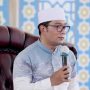 Gubernur Jabar Ridwan Kamil ketika memberikan komentar tentang korban pemerkosaan santriwati di Kota Bandung