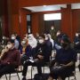Suasana acara sosialisasi peluncuran aplikasi Sidakep pada warga Kelurahan Cipageran di Cimahi Technopark, Kamis (18/11).