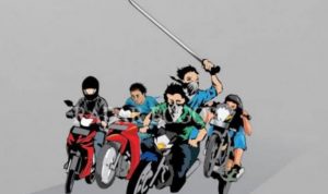 Diburu Polisi, Geng Motor Penyerang Permukiman Warga Ilustrasi. (ANTARA/HO)