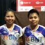 Greysia Polii/Apriyani Rahayu yang menjadi wakil ganda putri nasional terakhir di Indonesia Masters 2021, harus terhenti di babak perempat final saat berhadapan dengan Puttita Supajirakul/Sapsiree Taerattanachai dari Thailand, Jumat (19/11/2021). ANTARA/Roy Rosa Bachtiar