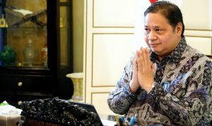 Peran UMKM sebagai penyangga pertumbuhan ekonomi dipaparkan Menko Bidang Perekonomian Airlangga Hartarto