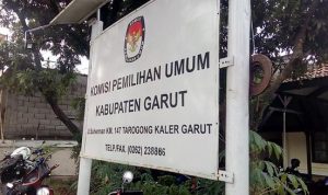 Papan Kantor KPU Kabupaten Garut (Ilustrasi)