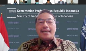 Fasilitasi Ekspor Ikan Kering ke Taiwan, Kemendag Sebut Bukti Pemerintah Terus Dukung UMKM Go Global Direktur Jenderal Pengembangan Ekspor Nasional, Didi Sumedi melakukan pelepasan ekspor perdana 2 ton ikan kering dari pelabuhan Tanjung Mas, Semarang, ke Taiwan secara virtual pada Selasa (16 Nov).