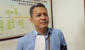 Penasihat hukum Aa Umbara, Heri Gunawan. Senin (1/11). (Foto: Sandi Nugraha)