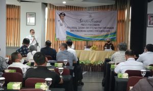 Situasi acara sosialisasi PSU oleh DPUPR Cimahi, Simply Valore Hotel Baros, Rabu (24/11). (Intan Aida/Jabar Ekspres)