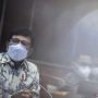 Menteri Komunikasi dan Informatika Johnny G. Plate menyampaikan paparannya saat rapat dengar pendapat (RDP) dengan Komisi I DPR tentang perkembangan persiapan pelaksanaan digitalisasi penyiaran (ASO) di komplek Parlemen, Jakarta, Selasa (16/11/2021). (ANTARA FOTO/MUHAMMAD ADIMAJA)