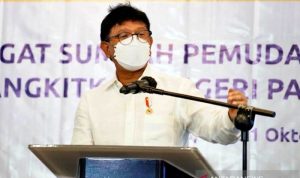 Frekuensi Jaringan 5G di Indonesia Tak akan Ganggu Keselamatan Penerbangan Menkominfo Johnny G. Plate. (foto: Antara)