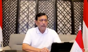 Tangkapan layar Menko Kemaritiman dan Investasi Luhut Binsar Pandjaitan. (ANTARA/Youtube Kemenko Kemaritiman dan Investasi)