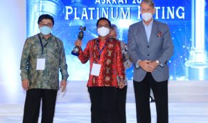 PT. Bank Rakyat Indonesia (Persero) Tbk berhasil meraih penghargaan platinum (tertinggi) dalam ajang Asia Sustainability Report Rating (ASRRAT) 2021